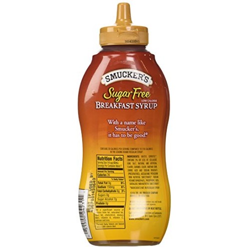 Smuckers Sugar Free Breakfast Syrup, 14.5 Oz Pack Of 2