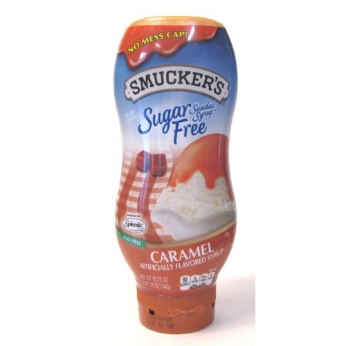 Smuckers Sugar Free Sudae Syrup: Caramel Pack Of 2 19.25 Oz Size