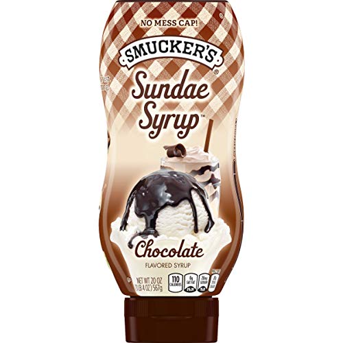 Smuckers Sundae Syrup Chocolate Flavored Syrup, 20 Ounces Pack...
