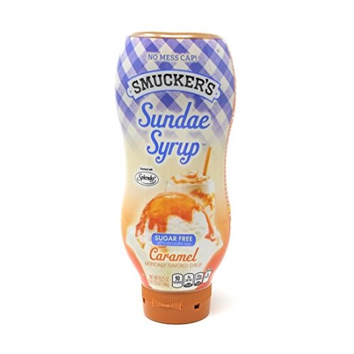 Smuckers Sundae Syrup Sugar Free Caramel Flavored Syrup, 19.25O