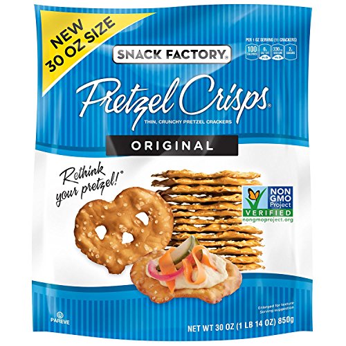Snack Factory Original Pretzel Crisp, 30 Ounce