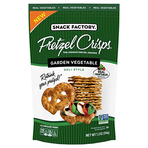 Snack Factory Deli Style Crunchy Pretzel Cracker Crisps, 8 Flavo