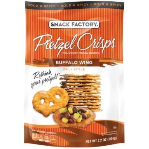 Snack Factory Deli Style Crunchy Pretzel Cracker Crisps, 8 Flavo