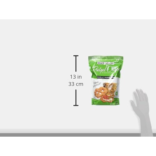 Snack Factory Pretzel Crisps, Garlic Parmesan, 14 Ounce