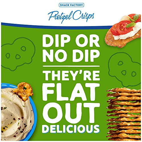 Snack Factory Pretzel Crisps, Garlic Parmesan, 7.2 Oz