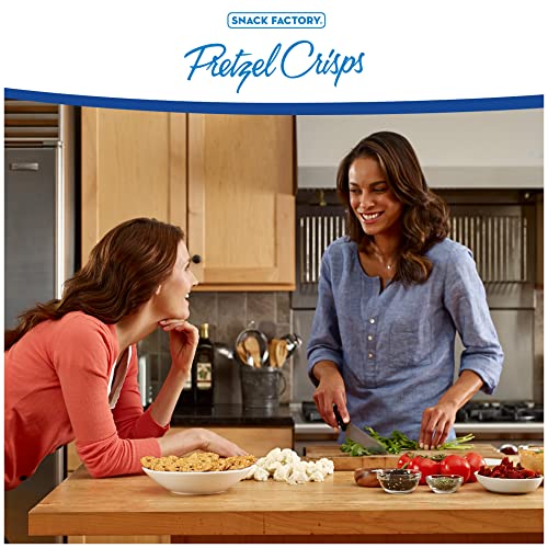 Snack Factory Pretzel Crisps, Garlic Parmesan, Party Size, 14 Oz