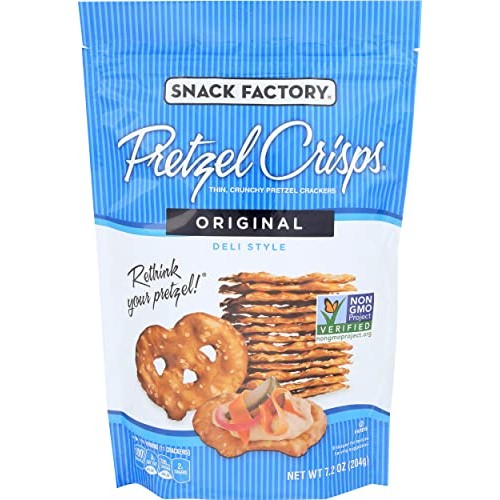 Snack Factory, Pretzel Crisps Original, 7.2 Ounce
