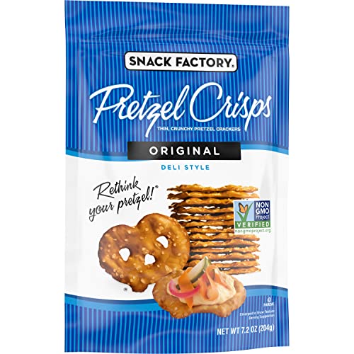 Snack Factory Pretzel Crisps, Original Flavor, 7.2 Oz