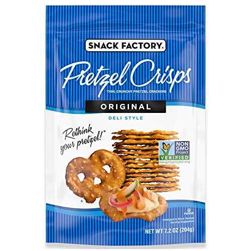 Snack Factory Pretzel Crisps, Original Flavor, 7.2 Oz