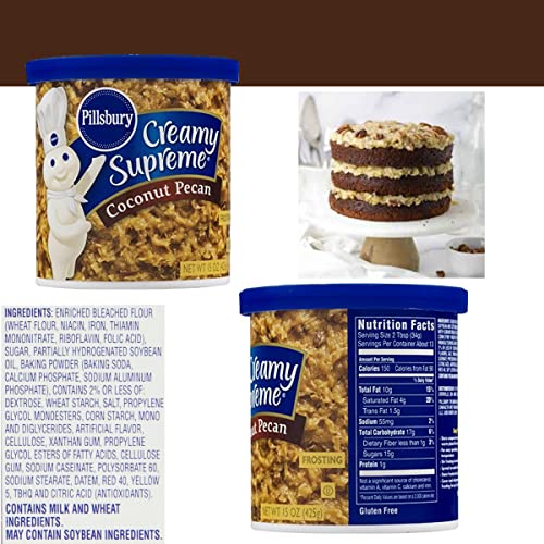 German Chocolate Cake and Frosting 4 Pack Betty Crocker German C... German Chocolate Cake and Frosting 4 Pack Betty Crocker German C...