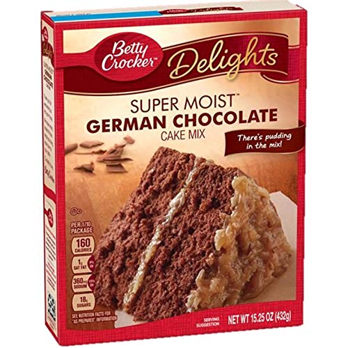 German Chocolate Cake and Frosting 4 Pack Betty Crocker German C... German Chocolate Cake and Frosting 4 Pack Betty Crocker German C...