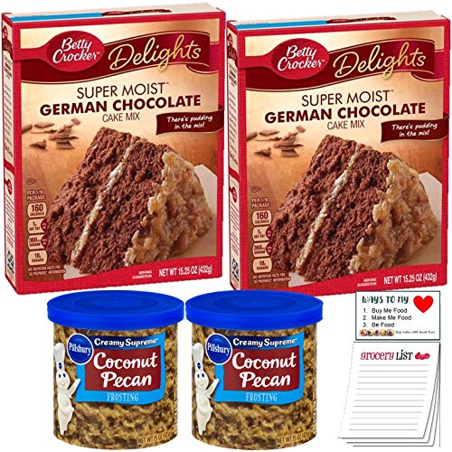 German Chocolate Cake and Frosting 4 Pack Betty Crocker German C... German Chocolate Cake and Frosting 4 Pack Betty Crocker German C...