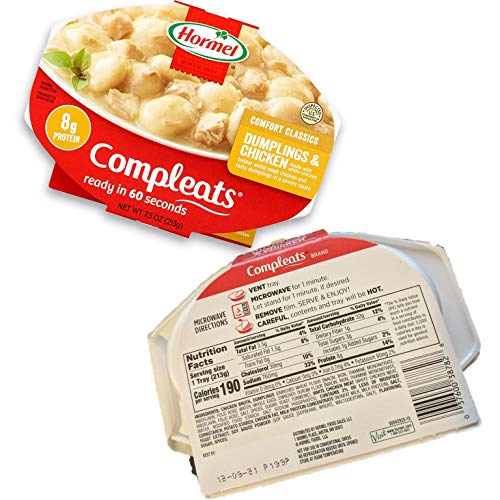 Hormel Compleats Ready To Eat Meals Variety Pack Of 5 | Microwav