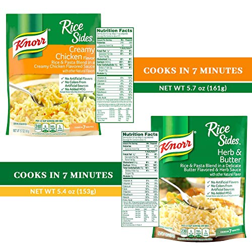 Knorr Rice Sides Variety Pack Of 6 | Rice And Pasta Side Dishes
