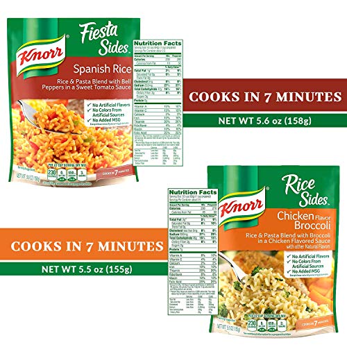 Knorr Rice Sides Variety Pack Of 6 | Rice And Pasta Side Dishes