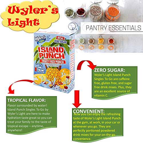 Wyler’S Light Island Punch Variety Pack Of 3, 30 Singles To Go W