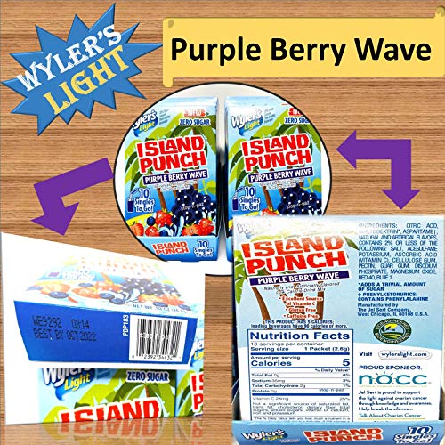 Wyler’S Light Island Punch Variety Pack Of 3, 30 Singles To Go W