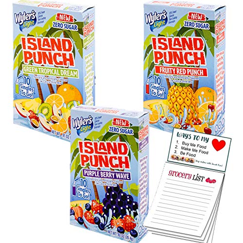 Wyler’S Light Island Punch Variety Pack Of 3, 30 Singles To Go W