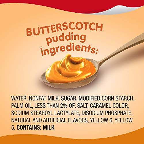 Snack Pack Pie Pudding Cups, Butterscotch, 13 Oz 4 Ct