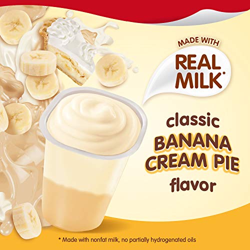Snack Pack Banana Cream Pie Pudding Cups, 6 ct