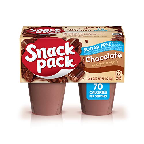 Snack Pack Pie Pudding Cups, Chocolate Sugar Free, 13 Ounce Pac...