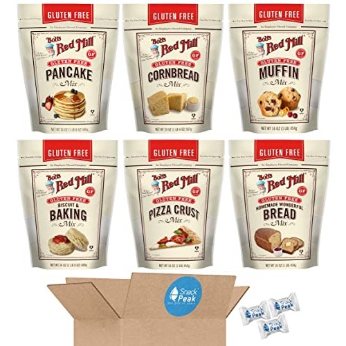 Bob’s Red Mill Gluten Free Baking Mix Snack Peak Variety Gift Bo...