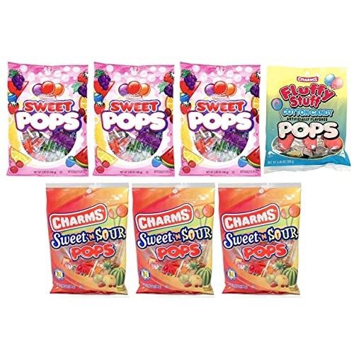 Charms Pops Snack Peak Variety Gift Box – 7 3.85 oz bags Sweet...