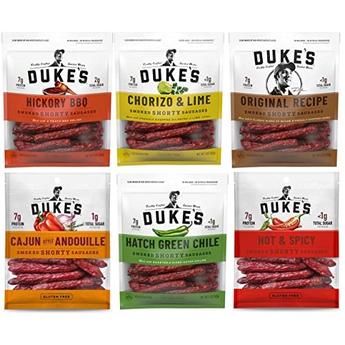 Duke’s Shorty Smoked Sausages Ultimate Variety Snack Peak Gift B...