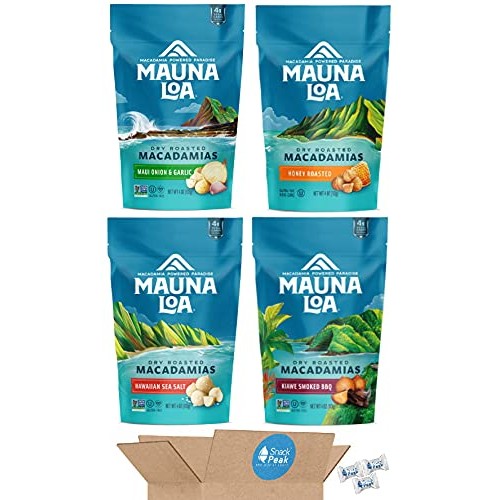Mauna Loa Macadamia Nuts Snack Peak Variety Gift Box – Hawaiian
