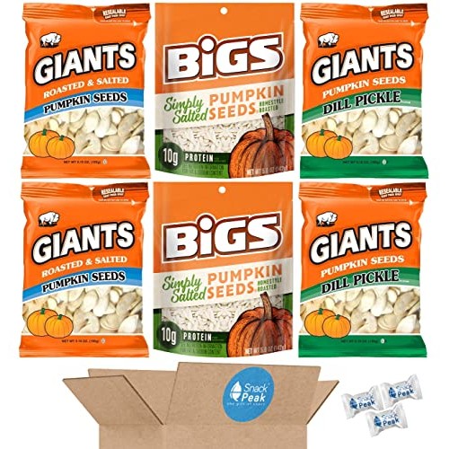Pumpkin Seeds Snack Peak Variety Gift Box – Big’s Simply Salted,... Pumpkin Seeds Snack Peak Variety Gift Box – Big’s Simply Salted,...