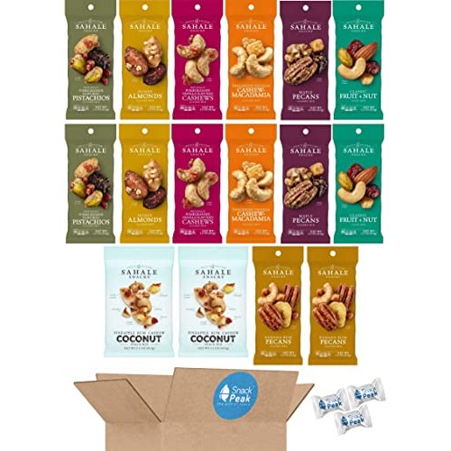 Sahale Snack Peak Variety Gift Box – 16 1.5 oz includes pistac...