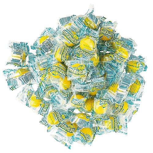 Lemonheads 1LB Bag Sour Lemon Head Balls Wrapped Candy - Delicio...