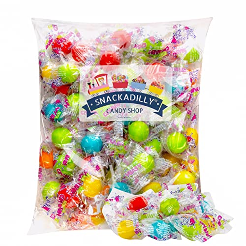 Snackadilly Cry Baby Extra Sour Bubble Gum - 80 Wrapped Gumballs...