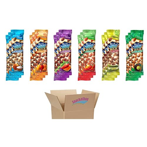 Blue Diamond Almonds, Bold, 3 Bags each Flavor, 1.5 Ounce Pack ...