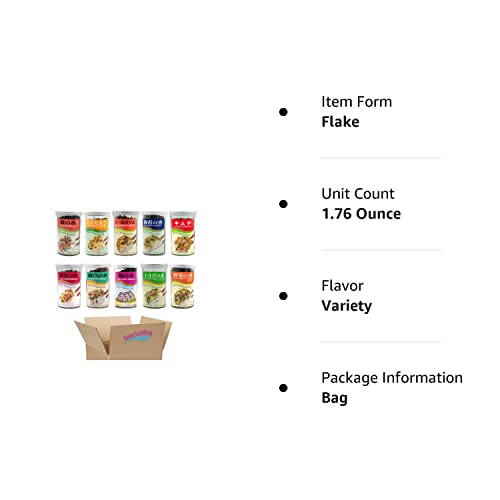 Furikake Rice Seasoning Variety, Pack Of 10