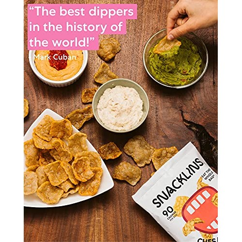 Snacklins Plant Based Crisps, Low-Calorie, Vegan, Non-Gmo, Glute