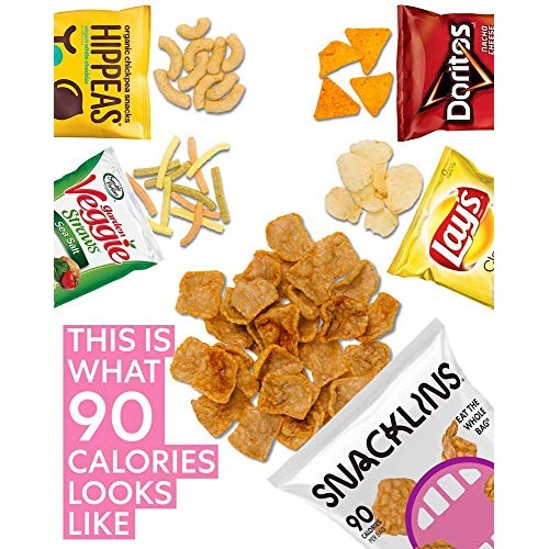 Snacklins Plant Based Crisps, Low-Calorie, Vegan, Non-Gmo, Glute