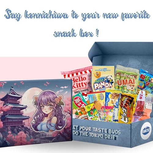 Japanese Snack and Candy Box by Snacko. Includes 12 Japanese Sna...