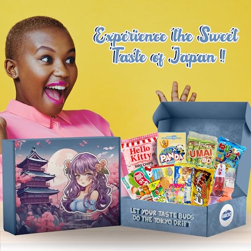 Japanese Snack and Candy Box by Snacko. Includes 12 Japanese Sna...