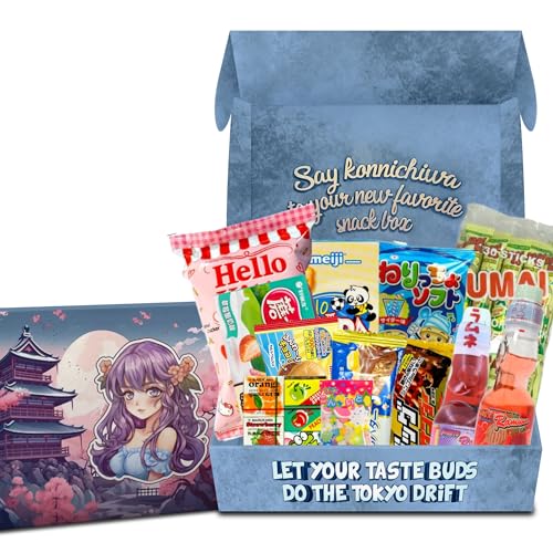 Japanese Snack and Candy Box by Snacko. Includes 12 Japanese Sna...