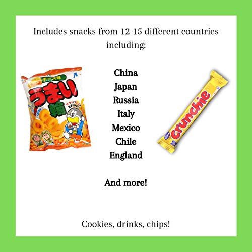 Elite World Snack Sampler Box - Foreign Snacks And Global Candie