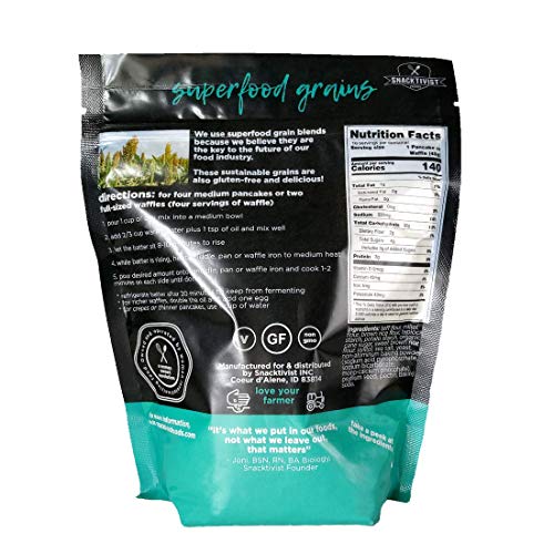 Snacktivist Foods - Gluten-Free Pancake &Amp; Waffle Baking Mix - Ve