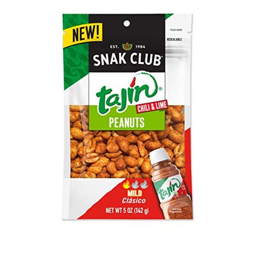Snak Club Tajin Chipotle Almonds, Clasico Peanuts, 30 Ounce