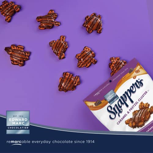 Edward Marc Snappers Sweet Caramel &Amp; Pretzels Cluster - Crunchy Edward Marc Snappers Sweet Caramel &Amp; Pretzels Cluster - Crunchy