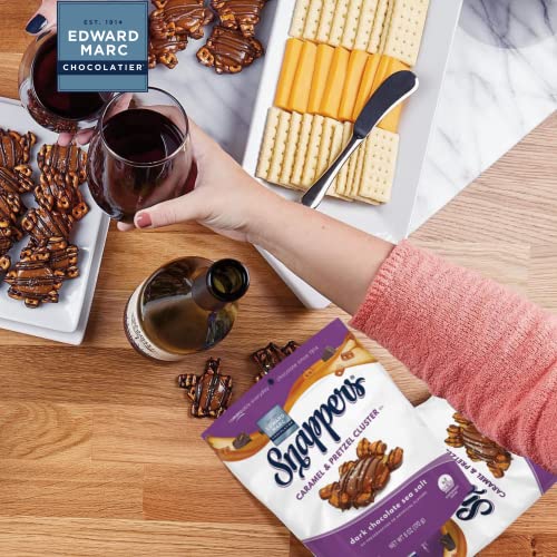 Edward Marc Snappers Sweet Caramel &Amp; Pretzels Cluster - Crunchy Edward Marc Snappers Sweet Caramel &Amp; Pretzels Cluster - Crunchy