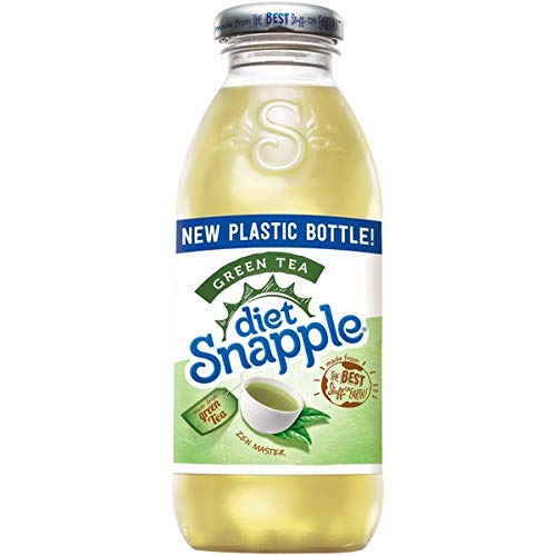 Diet Snapple Diet Green Tea, 16Oz Bottle Pack Of 8, Total Of 12