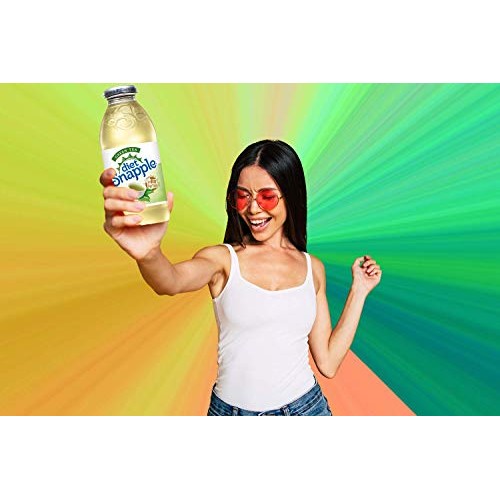 Diet Snapple Diet Green Tea, 16Oz Bottle Pack Of 8, Total Of 12