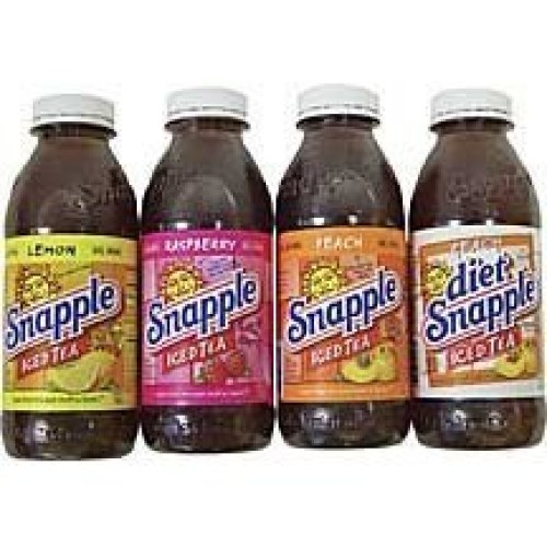 Snapple Peach Ice Tea, Natural Flavors 16 Ounce 6 Bottles