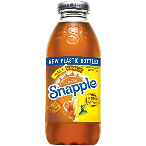 Snapple - Half N Half - Tea And Lemonade - 16 Fl Oz 12 Plastic