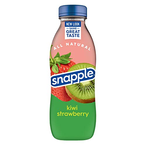 Snapple Kiwi Strawberry, 16 fl oz recycled plastic bottle, 6 pack